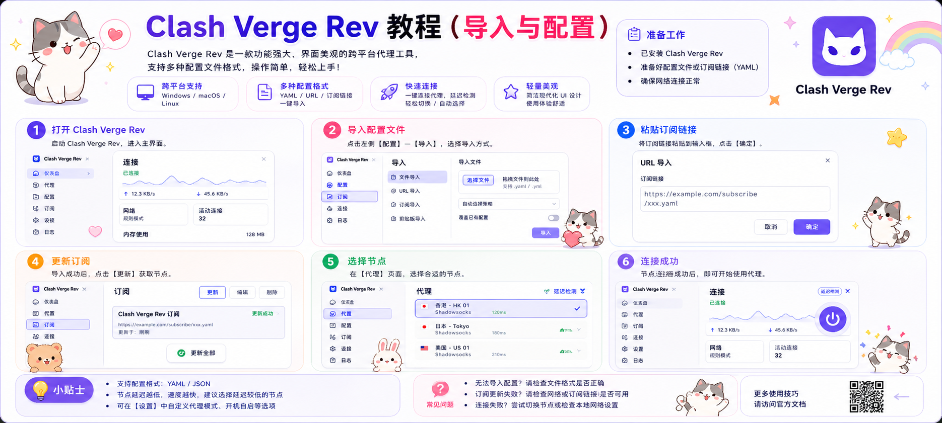 Clash Verge Rev 教程